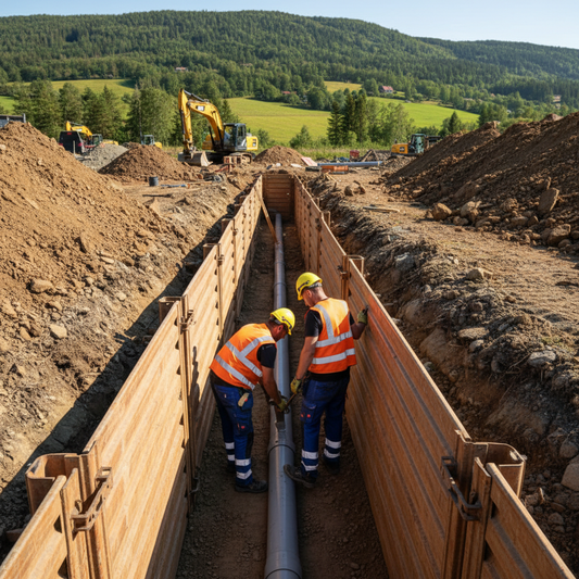 Grøftekurs - sikker grøftearbeid med gravemaskin og forskaling | Komplett HMS