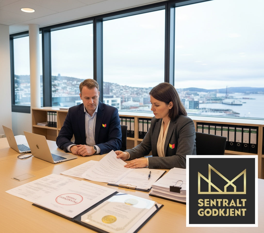 Sentralgodkjenning tiltaksklasse 1 - bistand fra Komplett HMS